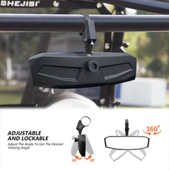 SHEJISI close-up of steel fastening strap with rubber pad showing durable, protected mount benefit