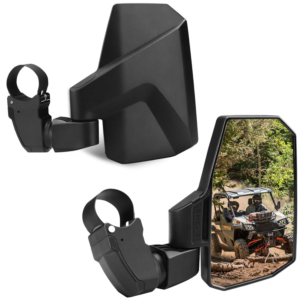 SHEJISI front packaging showing mirror and mounting hardware benefit easy install