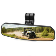 SHEJISI front view assembled mirror showing full panoramic coverage and improved rear visibility