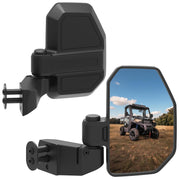 SHEJISI front-mounted Ranger mirror showing clear wide view and safety