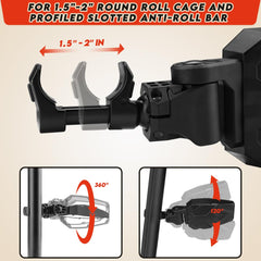 SHEJISI mirror joint showing 360° adjustment for precise rear visibility