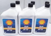 Shell ATF 134 front-packaging six-bottle pack showing quantity and shelf-ready convenience