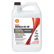 Shell Rotella 1-gallon front view showing ready-to-use 50/50 coolant benefit