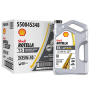 Shell Rotella front label view showing product name and benefits