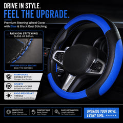 SHIAWASENA installed on a vehicle steering wheel, improved handling and control