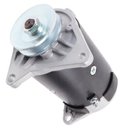 SHICHU starter generator front view showing robust housing and improved durability