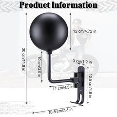 Shimeyao close-up of enlarged spherical cradle protecting helmet shape and finish