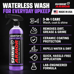 SHINE ARMOR glossy finish detail showing ceramic sheen for enhanced shine