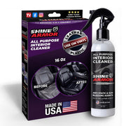 SHINE ARMOR front label 16 oz bottle showing product name and benefits