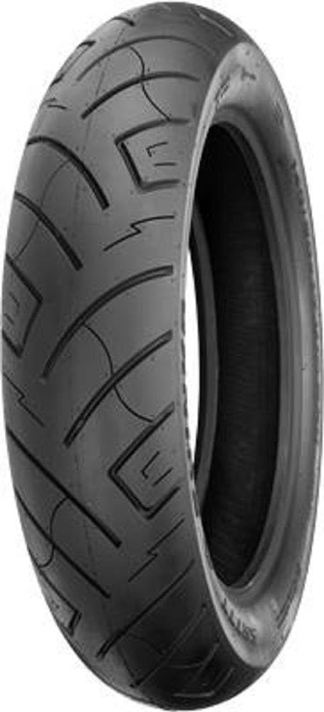 Shinko SR777 HD front tire profile showing tread and reinforced carcass for touring stability