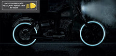 Shinko Motorcycle Tires SR777 mounted on cruiser demonstrating fitment and road stability