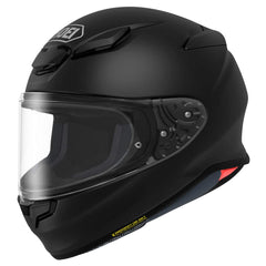 Shoei RF-1400 front view showing aerodynamic shell and clear benefit of stability