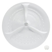showingo washplate front view showing fit and sturdy construction benefit: reliable replacement
