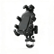 ShuoTurbo front view mounted on handlebar showing secure grip and stability