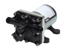 SHURFLO Revolution front view showing compact pump for easy installation
