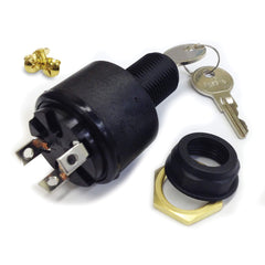 Sierra Bayliner ignition switch front panel showing compact design and easy dashboard fit