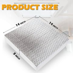 SIKADEER reflective aluminum surface detail demonstrating radiant heat reflection