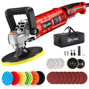 SILVEL polisher front view showing powerhead and benefit of stable handling