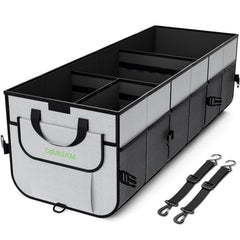 Simniam front view open organizer showing compartments and easy access