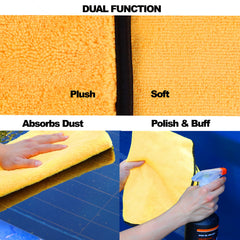 Simple Houseware close-up folded towel highlighting plush pile and absorbency