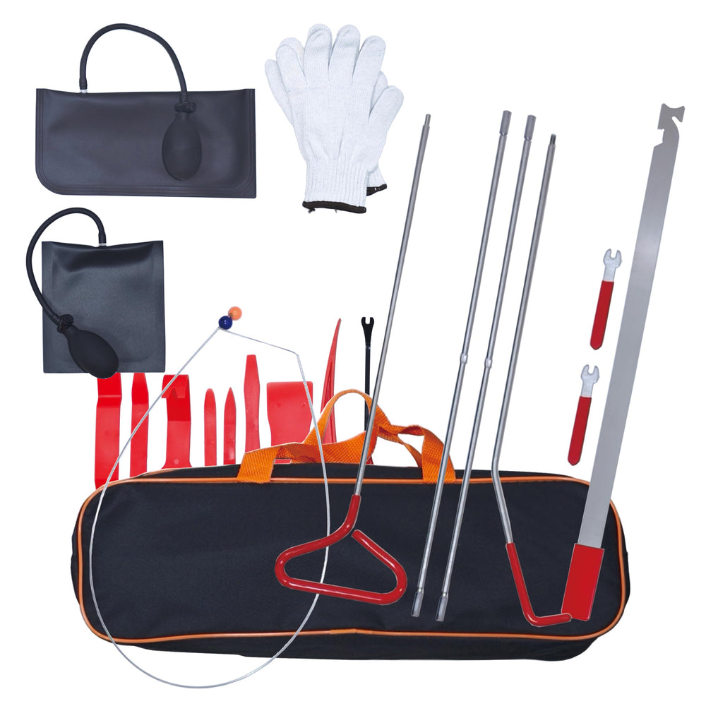 SINKHANUN front packaging showing the 18-piece kit and carrying bag convenience
