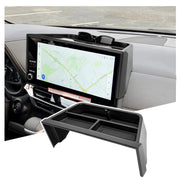 Sinminou front view of dashboard tray showing neat storage and easy access