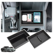 Sinminou front console tray showing neat organization and quick access
