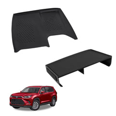 Sinminou front view of center console organizer showing neat compartments and improved storage