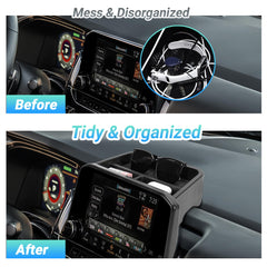Sinminou tray installed in Nissan Pathfinder improving organization