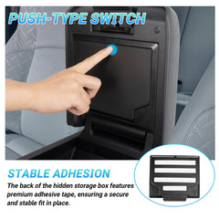 Sinminou upper tray in use holding phone wallet and sunglasses for quick reach