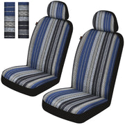 Sino Salected front view showing blue Baja seat covers and renewed interior protection