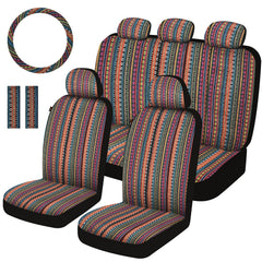 Sino Salected front view showing full 12-piece orange set protecting seats