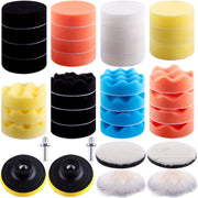 SIQUK front packaging showing full 38-piece pad kit and included adapters for versatile use