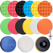 SIQUK front packaging showing 16-piece 5-inch polishing kit, clear contents for buyers