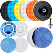 SIQUK front view of full 13-piece pad kit showing all accessories and benefits