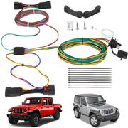 sixcow front harness assembly showing ready-to-install plug and 4-way benefit