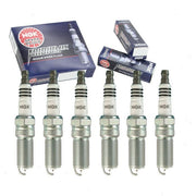 Sixity Auto NGK front packaging showing six spark plugs and OEM box benefit clear identification