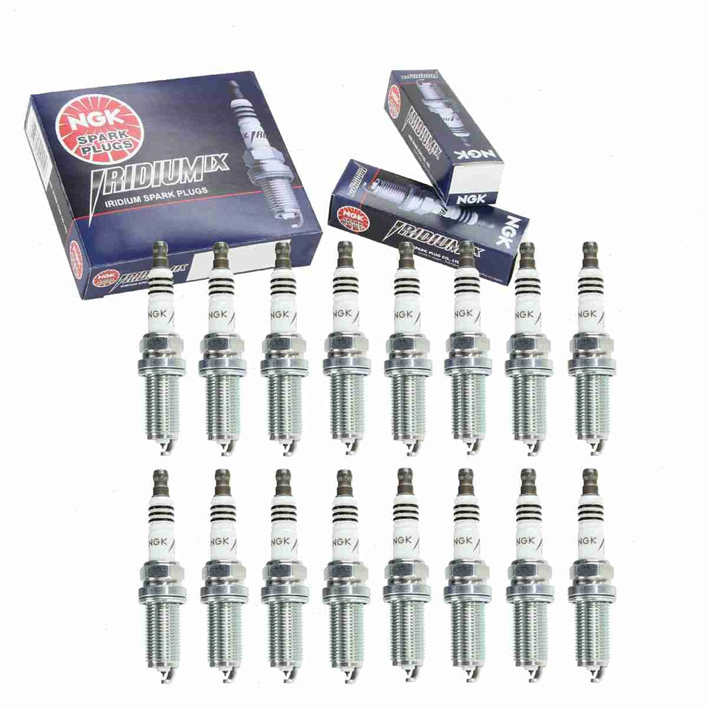 Sixity Auto NGK Iridium IX front packaging showing full 16-piece kit benefit