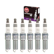Sixity Auto NGK front packaging showing six-plug set and benefit of factory fit