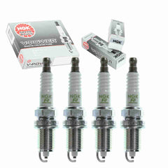 Sixity Auto NGK V-Power front packaging showing four plugs and brand, reassuring fit