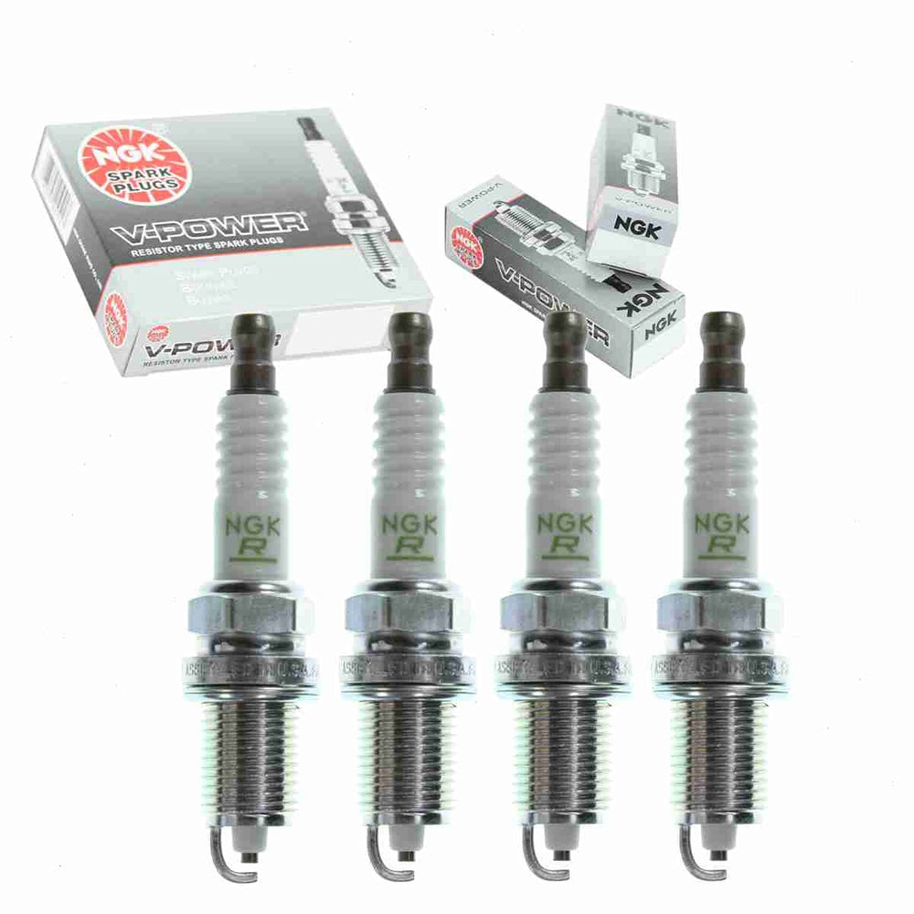 Sixity Auto NGK front packaging showing four spark plugs and brand benefits