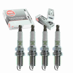 Sixity Auto NGK front packaging showing four spark plugs and brand benefits