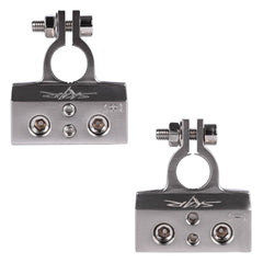 Skar Audio close-up of hex screws highlighting secure clamp benefit