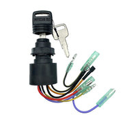 SKARUMMER front view ignition switch showing keys and benefits of reliable starts