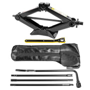 SKCOAUTO front view of spare tire jack kit showing complete set and fitment benefit