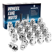 SKCOAUTO front view of 20-piece lug nut set showing neat packaging and quantity
