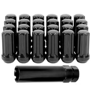 SKCOAUTO front view of 24 lug nuts showing finish and style benefit