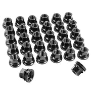 SKCOAUTO front packaging showing 32-piece lug nut set and fitment benefit