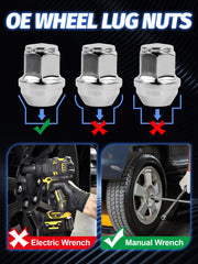 SKCOAUTO lug nut with wrench illustrating correct socket use and safety benefit