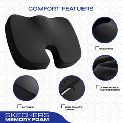 Skechers closeup memory foam texture demonstrating adaptive support
